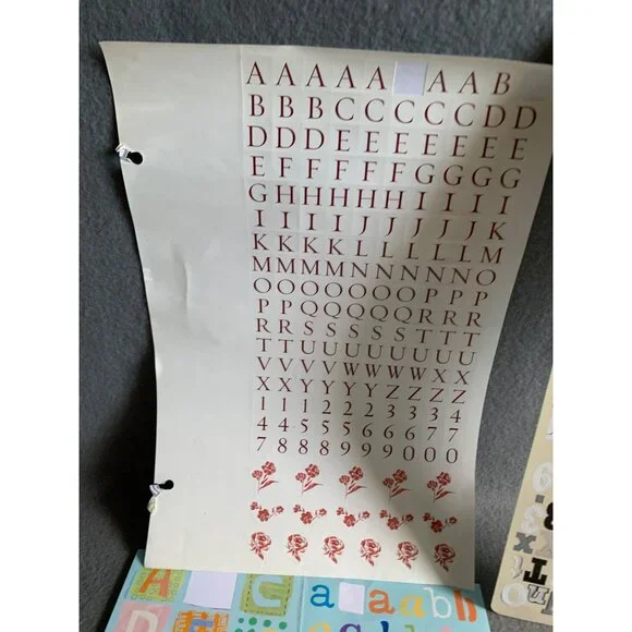 Scrapbooking & Crafting Supplies Bundle: Stickers Magnetic Snaps Die-Cut Shapes - Picture 7 of 9